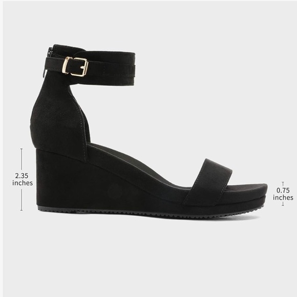 DREAM PAIRS Women's Wedge Sandal/Size 7.5 - Picture 8 of 12